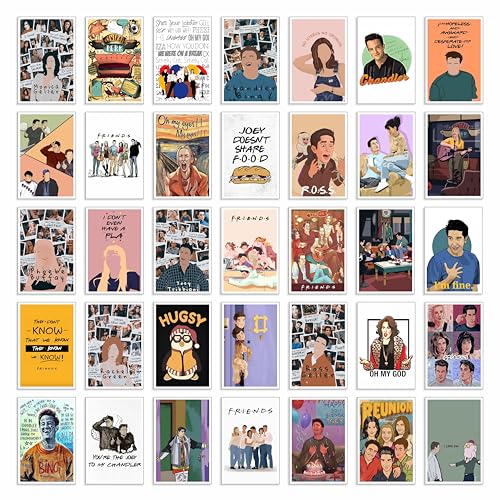 junkyard Wall Posters for Room Decoration Collage Kit Aesthetic With Double sided tape pasted (Pack of 36, Size A6 : 4x6 inches) - Image 1