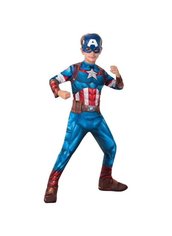 RUBIE'S - Captain America Classic Kids' Costume (Small) - Image 1