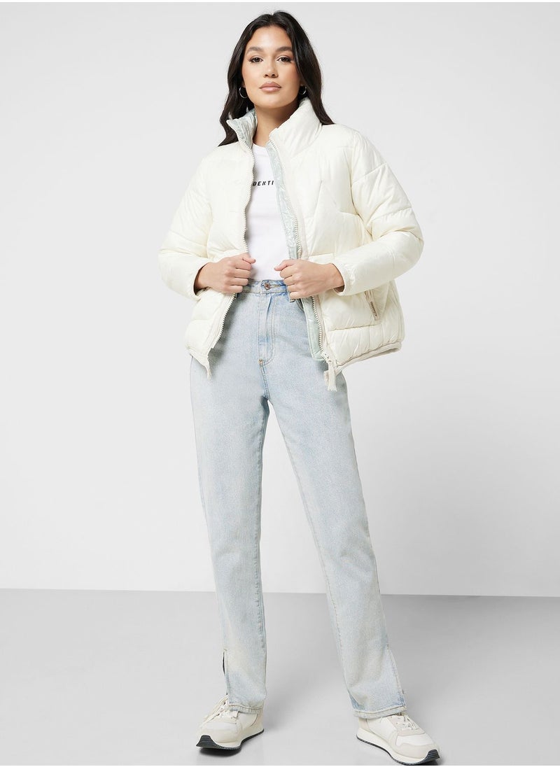 ELLA - Padded High Neck Jacket - Image 1