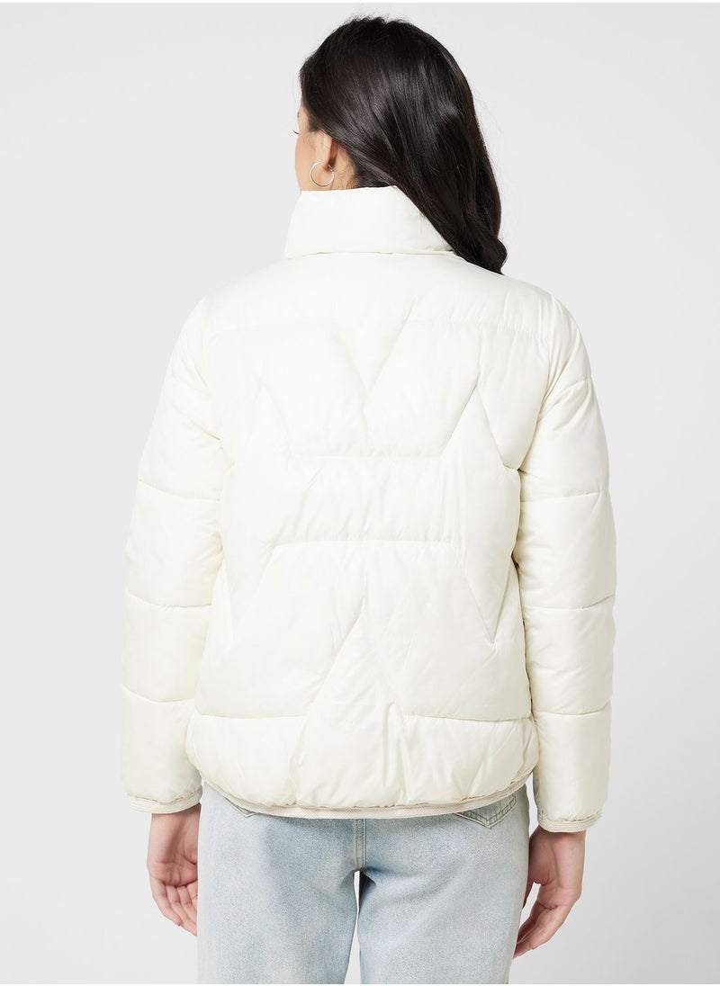ELLA - Padded High Neck Jacket - Image 1