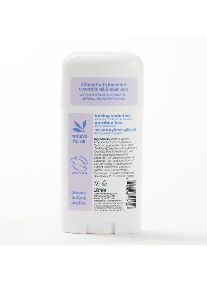 Lafe's Natural Deodorant | 2.25oz Aluminum Free Natural Deodorant Stick for Women & Men | Paraben Free & Baking Soda Free with 24-Hour Protection (Lavender and Aloe, 2.25 Ounce (3-Pack))  - Image 3