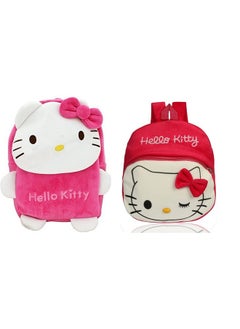 Blue Tree blue tree Kids School Bag Soft Plush Backpack Cartoon Bags Mini Travel Bag for for Girls Boys Toddler Baby Hello Kitty & Hello Kitty  - Image 1