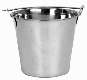NEW 13 Qt Quart HeavyDuty Water Bucket Ice Bucket Utility Bucket Stainless Steel