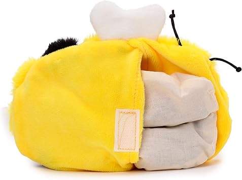 Puckator Bumble Bee Microwavable Plush Lavender Heat Pack Heating Pads Hot Heat and Ice Cold Cool Pack Packs Bag for Sport Injuries Knee Back Pain Bed Warmer Wellness Health Products - Image 2