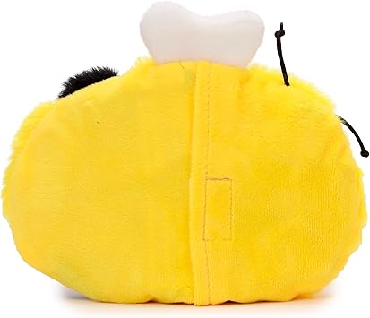 Puckator Bumble Bee Microwavable Plush Lavender Heat Pack Heating Pads Hot Heat and Ice Cold Cool Pack Packs Bag for Sport Injuries Knee Back Pain Bed Warmer Wellness Health Products - Image 3