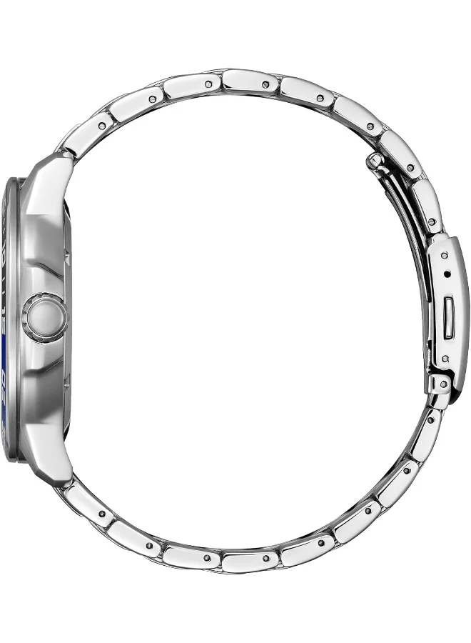 CITIZEN Men's Eco-Drive Men Silver Stainless Steel Strap - AW1525-81L