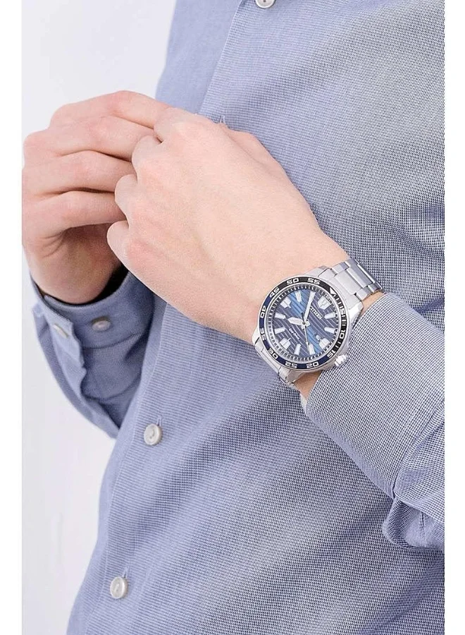 CITIZEN Men's Eco-Drive Men Silver Stainless Steel Strap - AW1525-81L