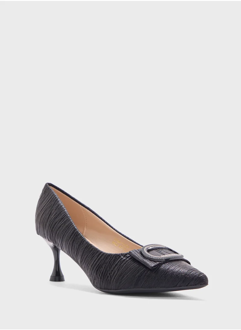 إس دي. فيلانو Mid Heeled Pointed Pump