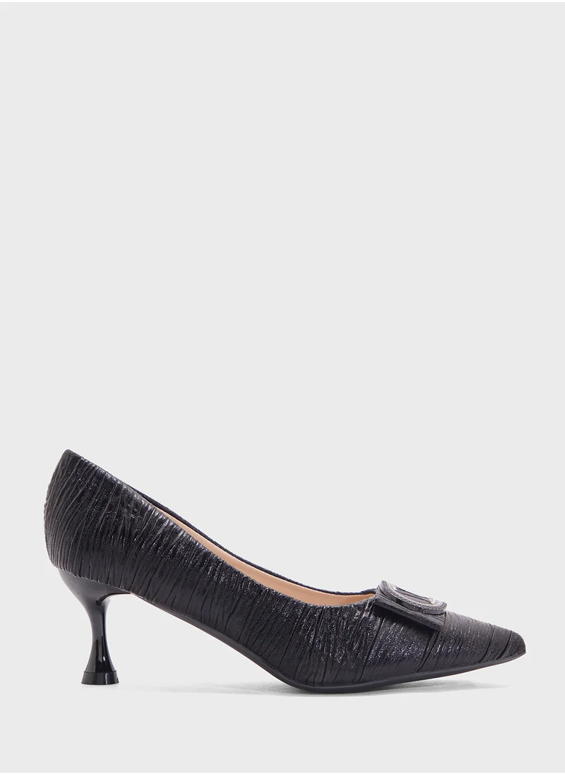إس دي. فيلانو Mid Heeled Pointed Pump