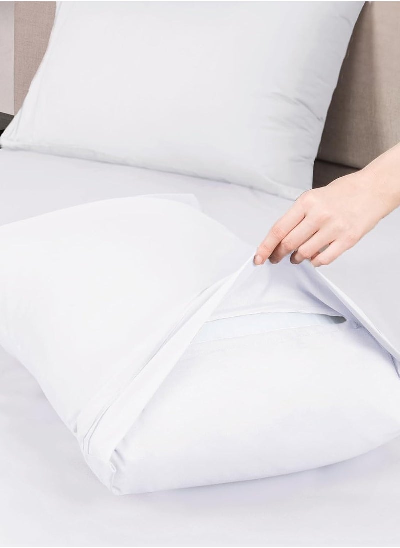Plain Fitted Sheet For hotels and homes With 2 pillowcases 100 x 200 cm