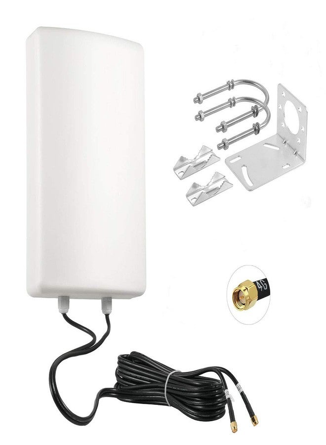 eifagur 11dBi High Gain 2x2 MIMO Panel Antenna for 4G LTE Cellular Hotspots, Routers, & Gateways, T-Mobile Home Internet, Verizon, AT&T, T-Mobile Telus, Bell Cell Signal Booster, Eifagur - Image 1