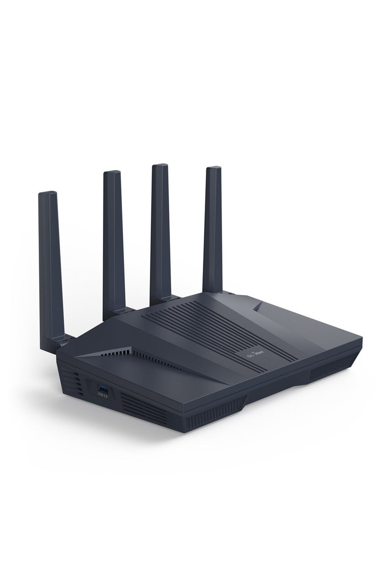 جي أل.آي نت جي ال اي نت GL-MT6000 (فلينت 2) راوتر WiFi 6 بتغطية واسعة، راوتر ألعاب عالي السرعة، منفذين متعدد السرعات 2.5G + 4 منافذ إيثرنت 1G، اتصال جماعي للأجهزة، OpenVPN وWireGuard سريع، 802.11ax - Image 2