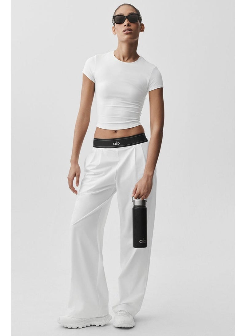 Alo Yoga Women's Straight-Leg Wide-Leg Casual Sport Trousers - Image 2