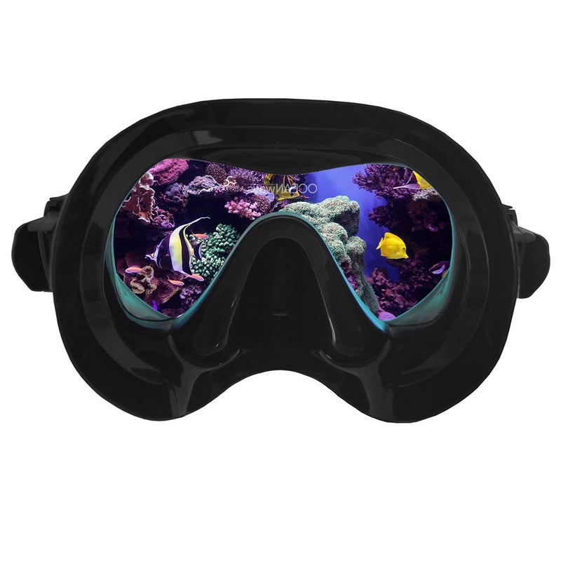 SeaDive Oceanways SuperView-HD Mask - Black Silicone - Image 3