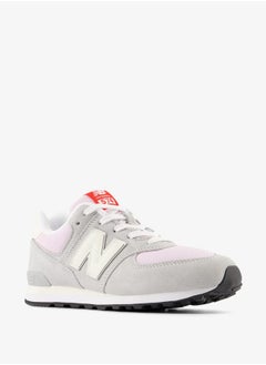 New Balance Girls' Panelled Sports Shoes with Lace-Up Closure  - Image 1