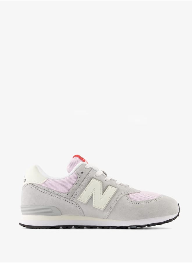 New Balance Girls' Panelled Sports Shoes with Lace-Up Closure  - Image 4