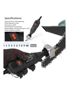 NIBEMINENT Handheld Mini Electric Grinding Tool Black  - Image 3