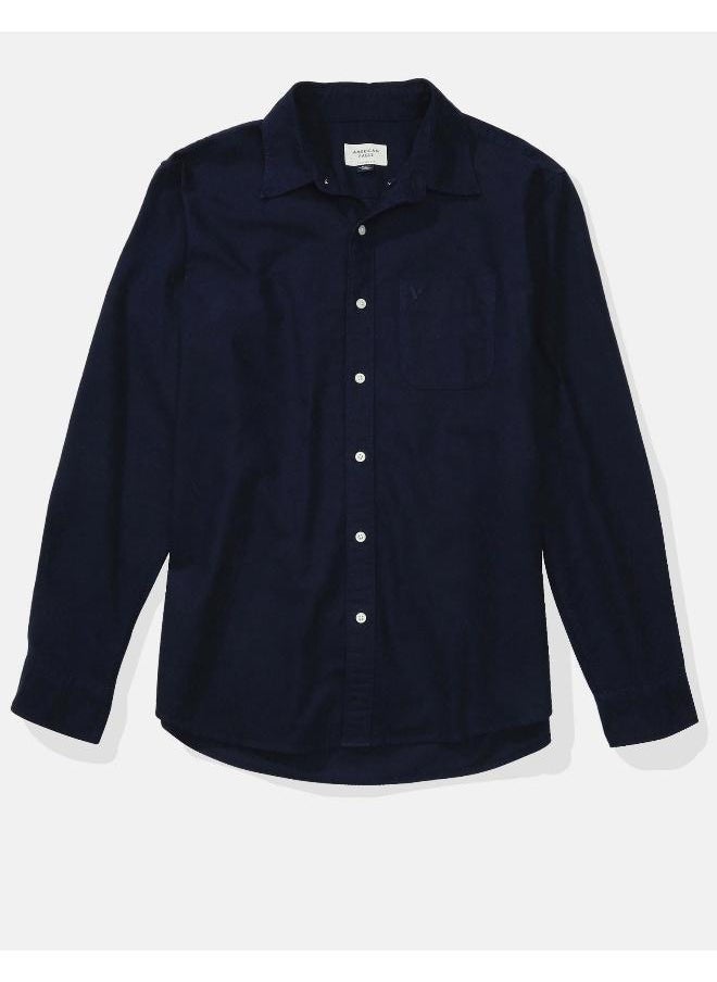 American Eagle - AE Everyday Oxford Button-Up Shirt - Image 1