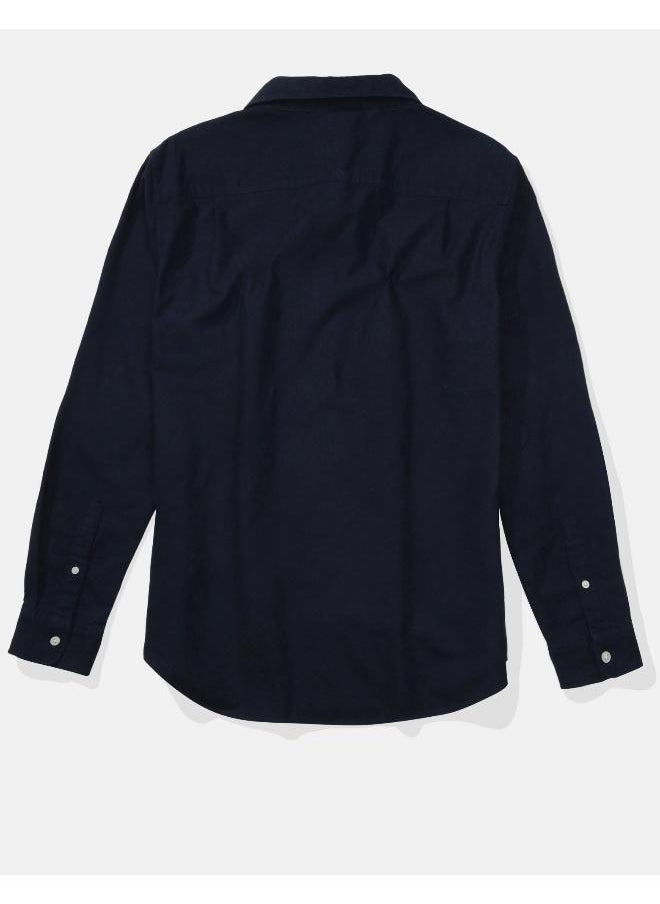 American Eagle - AE Everyday Oxford Button-Up Shirt - Image 1