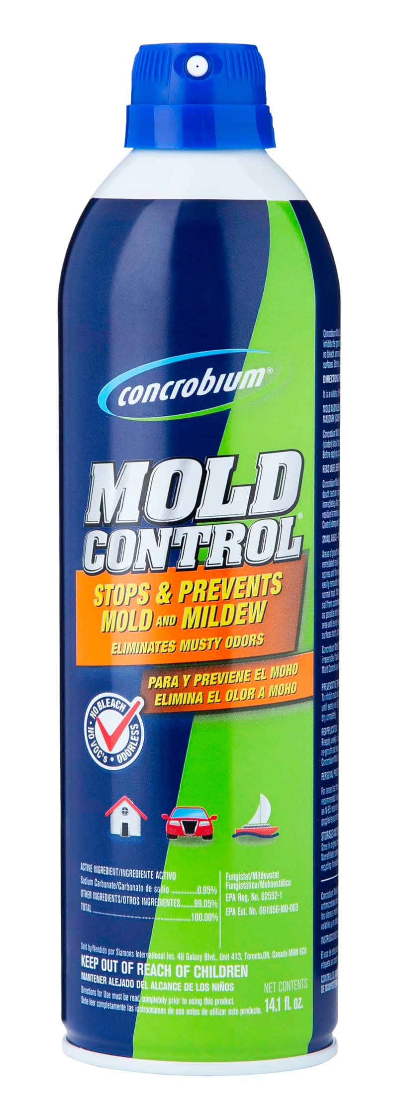 Concrobium 27400CAL Mold Control Aerosol, 14.1 oz - Image 1