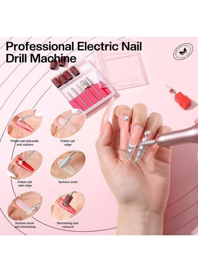 morovan - Acrylic Nail Kit For Beginners: Nail Kit Acrylic Set With Professional Acrylic Powder Glitter Full Acrylic Nail Starter Kit For Nail Extensions - Image 1