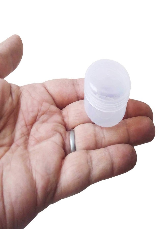 DeLegarde ® Plastic Round Containers Boxes for Small Parts Storage (Small, Semi Transparent, 10ml )-Pack of 12 - Image 3