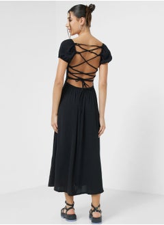 Ginger Sweetheart Neckline Side Slit Dress  - Image 2