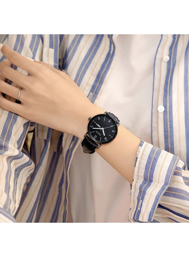 Julius (Julius) Women'S Watch New Style For Junior High And High School Students, Girls Exam Calendar Quartz Watch With Black Dial Ja-1516Ld - Image 2