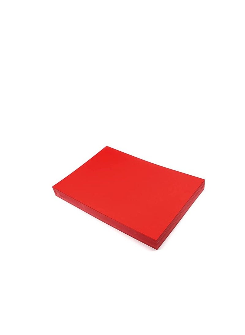 A4 ورق أحمر سميك 20 ورقة سماكة 250 جي إس إم ، بطاقة دعوة بطاقة أعمال بطاقة أعمال حرفة صنع البطاقات