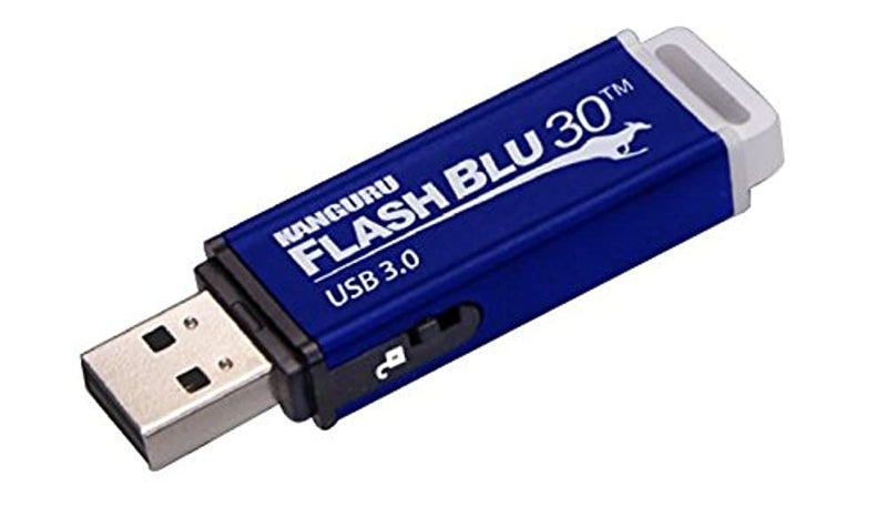 Kanguru FlashBlu30 – 64GB USB Flash Drive – Physical Write Protection Switch - Super Fast USB 3.0 - Image 5