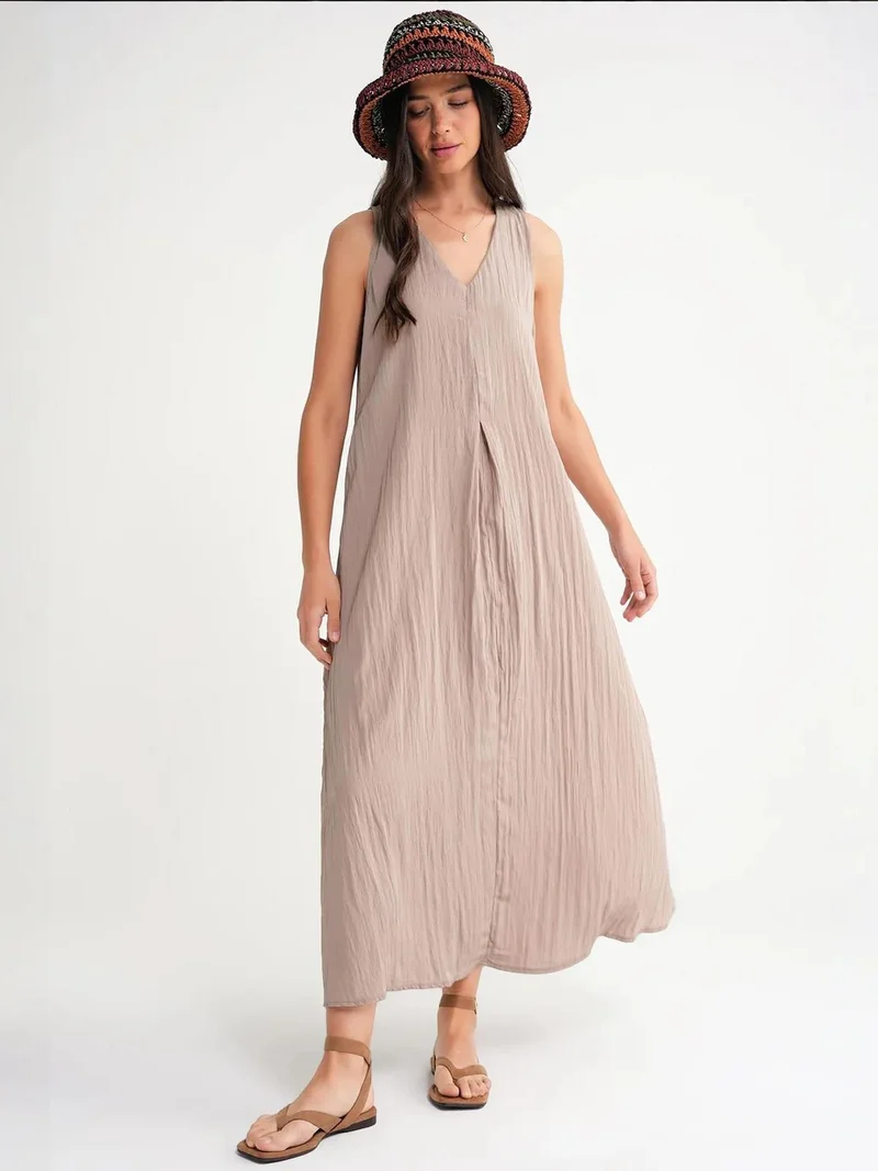 MixRay Mixray V-Neck Maxi Dress