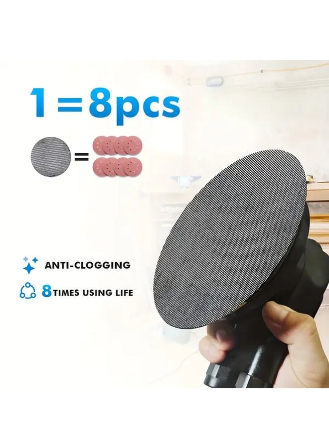 80pcs 180 Grits 5 Inch 125mm Mesh Sandpaper Discs For Dust Free Polishing Drywall Furniture - Image 5
