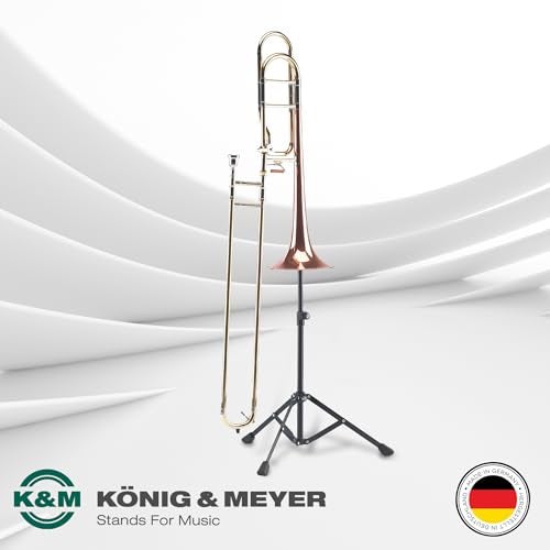 KM K&M 14990 Portable, Adjustable-Black Finish Trombone Stand (14990.000.55) - Image 4