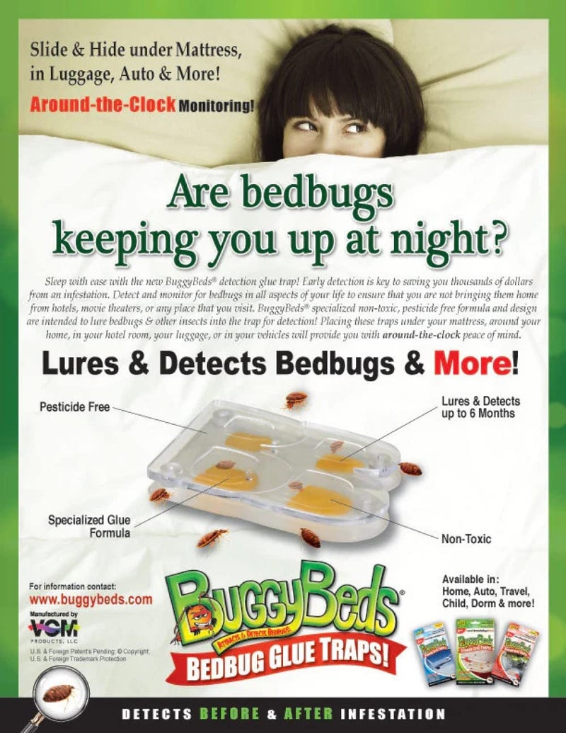 BuggyBeds BuggyBeds Bed Bug Glue Traps, 4 Counts - Image 2