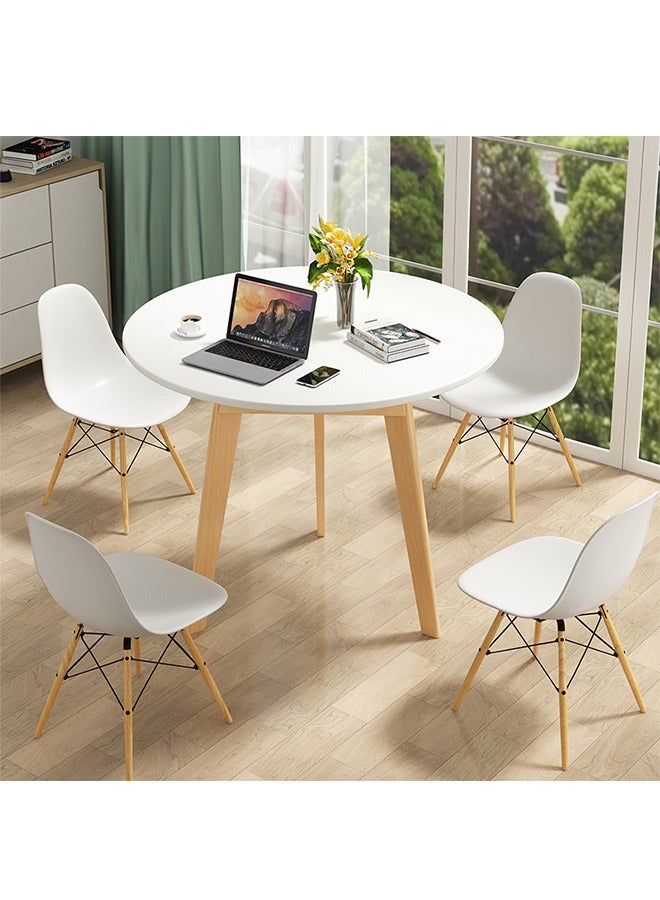 Generic Modern Casual Round Corner Square Table Small Dining Table, Dinner Table,kitchen Table,Living Room Dining Table,Suitable For Small-Sized Apartments, Suitable For Home Office Desks, Kitchen Dining Tables, Living Room Coffee Tables And Writing Desks.  - Image 1