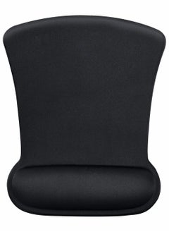 Excefore Ergonomic Mouse Pad with Wrist Support Gel Mouse Pad with Wrist Rest, Comfortable Computer Mouse Pad for Laptop, Pain Relief Mousepad with Non-slip PU Base for Office and Home (9.8 x 7.8 in, Black)  - Image 1