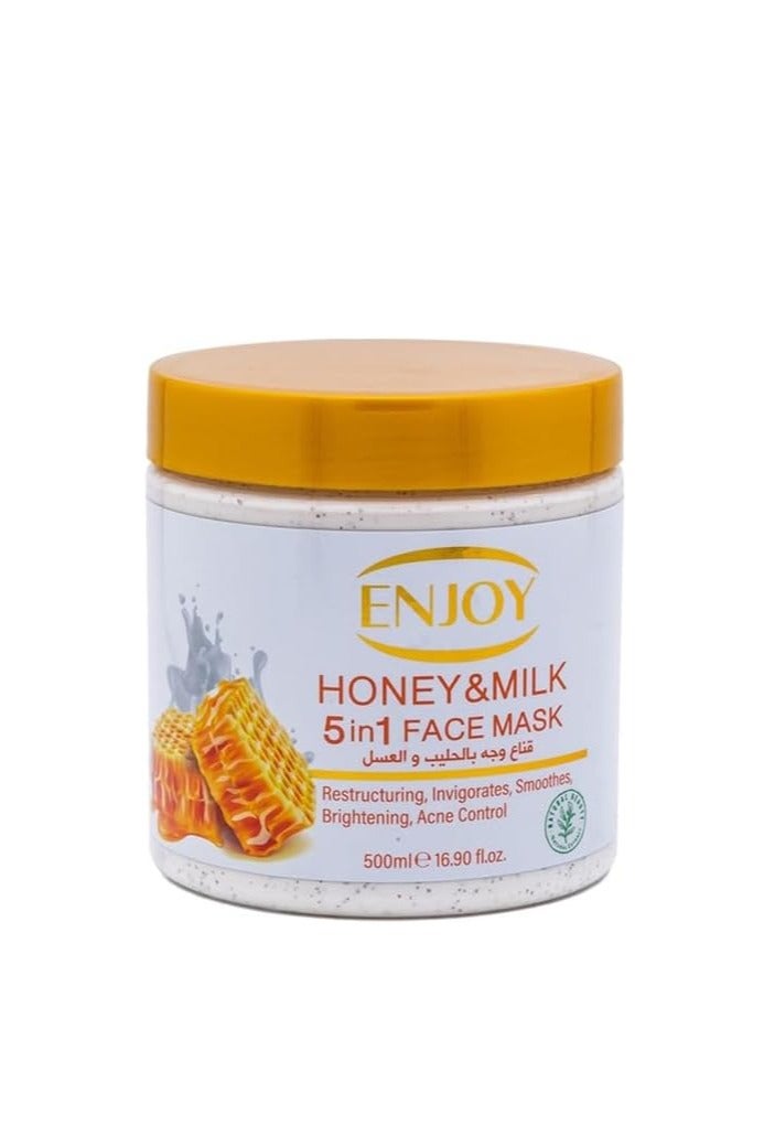 ENJOY HONEY & MILK 5 IN 1 FACE MASK 500ML