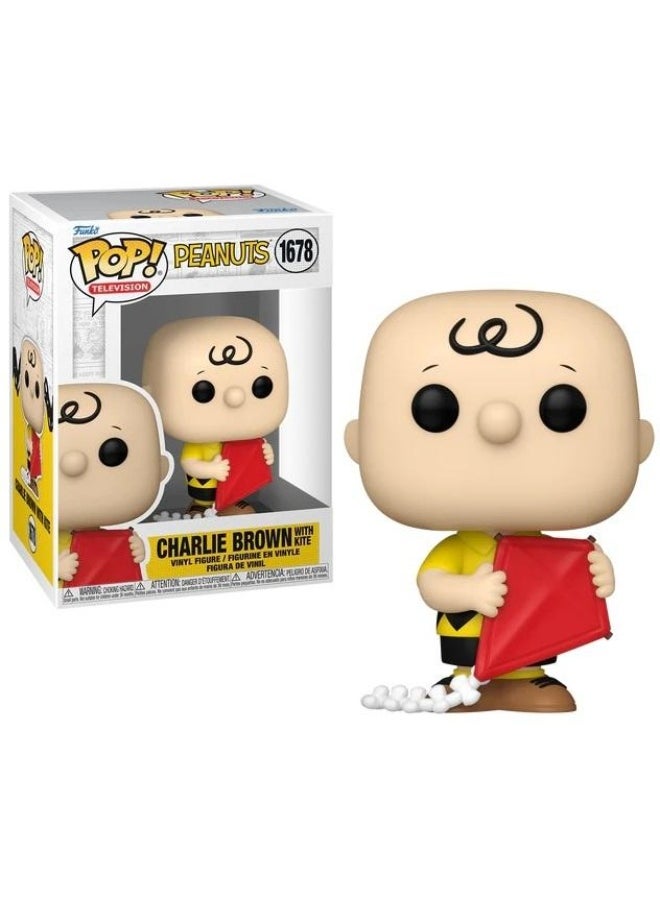 Funko - Funko POP! Animation: Peanuts S7 Charlie Brown with Kite Vinyl Figure - Image 1