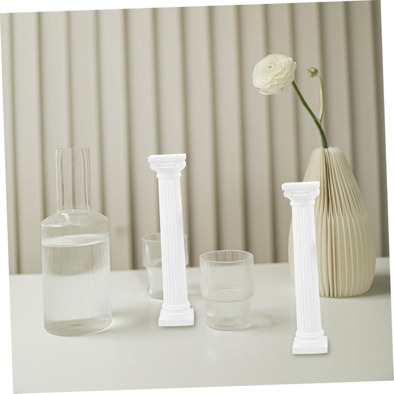 6 Pack Roman Pillar Statue Greek Columns Table Decor Photo Prop DIY Home Crafts - Image 5