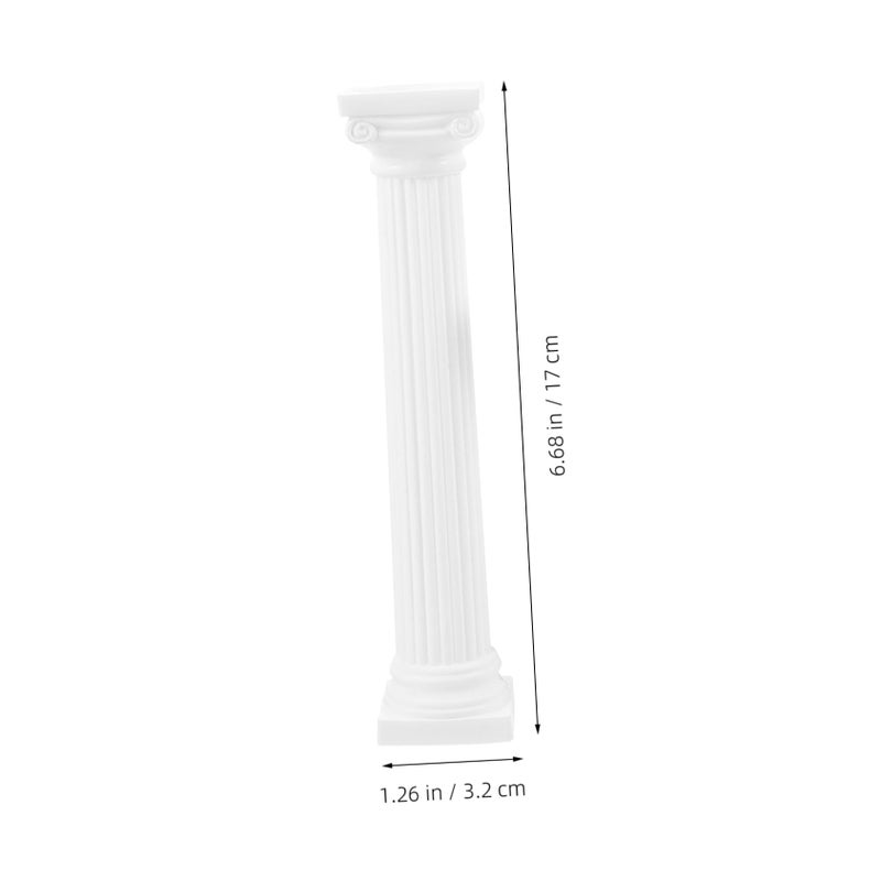 6 Pack Roman Pillar Statue Greek Columns Table Decor Photo Prop DIY Home Crafts - Image 3