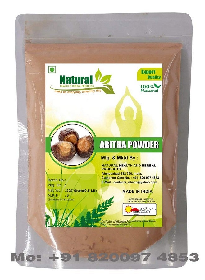 Natural Health and Herbal Products 100% Reetha Powder For Hair, Scalp Treatment, Hair Growth And Conditioning For Hair Pack | Excellent Hair Conditioner & Cleanser (227G) - Image 1