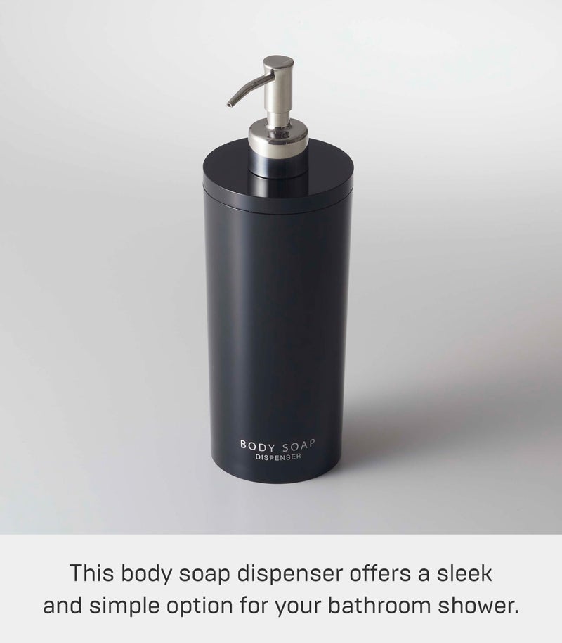 Yamazaki Home Tower Shower Dispenser - Contemporary Bottle Pump - Body Soap - Abs Plastic - 16.9 Fluid Oz., 500 Ml - Image 2
