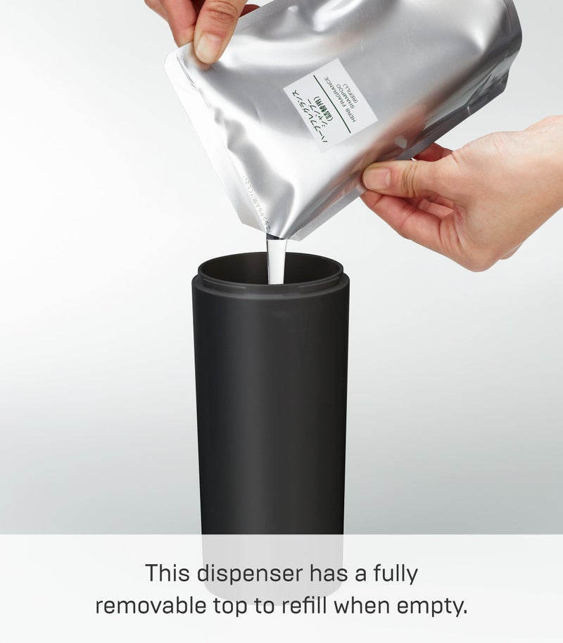 Yamazaki Home Tower Shower Dispenser - Contemporary Bottle Pump - Body Soap - Abs Plastic - 16.9 Fluid Oz., 500 Ml - Image 4