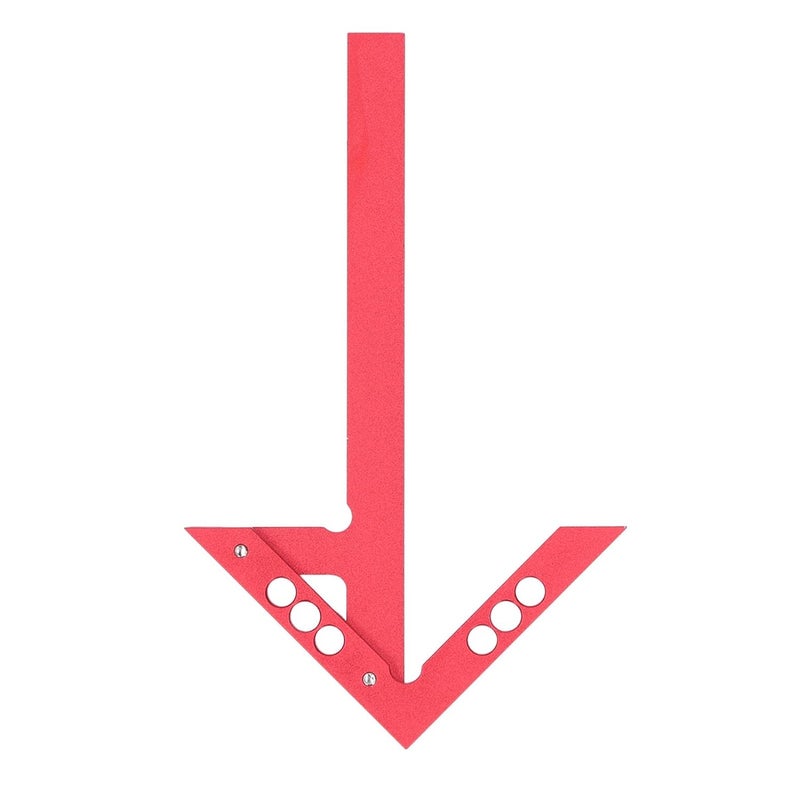 Aluminum Alloy Center Line Scriber 45 90 Degree Angle Woodworking Marking Tool 100mm Range - Image 3