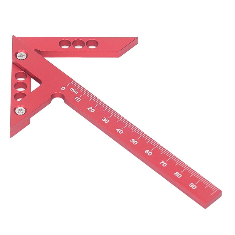 Aluminum Alloy Center Line Scriber 45 90 Degree Angle Woodworking Marking Tool 100mm Range - Image 5