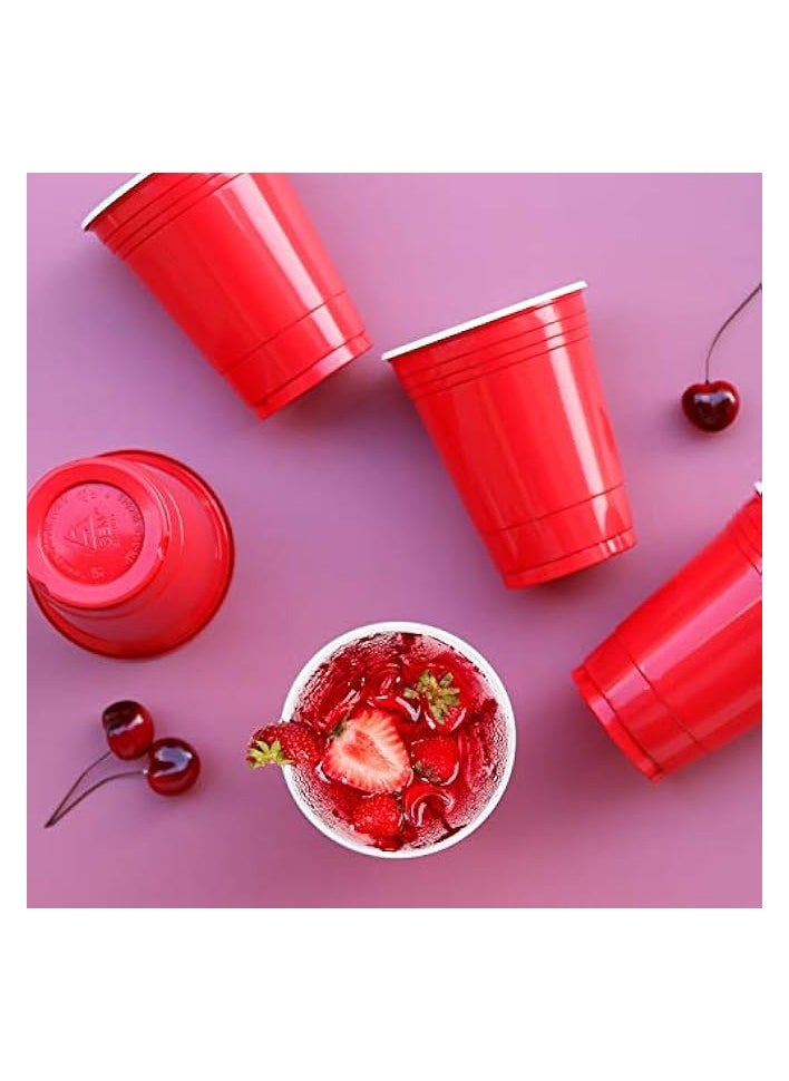 Red Plastic Cups, [100 Pack] 16 Oz Party Cup Disposable Cup Big Birthday party Cups - pzsku/ZC8159DDB891D9B1CA3F1Z/45/_/1732258638/7fab81ba-e3bc-48d7-825e-b8667c681475