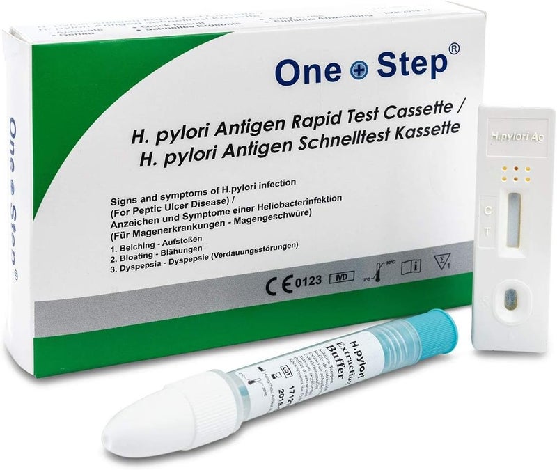 One Step Stomach Ulcer Test Helicobacter H Pylori Faecal Kit One Step 2 Tests - Image 1