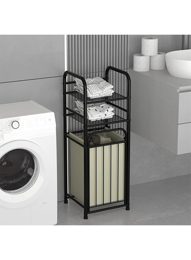 رولستيمي متعددة الوظائف الملابس القذرة سلة حقيبة المحمولة غسل سلة الغسيل تخزين الرف - Image 1