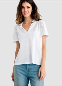 Cotton Basic Polo Shirt