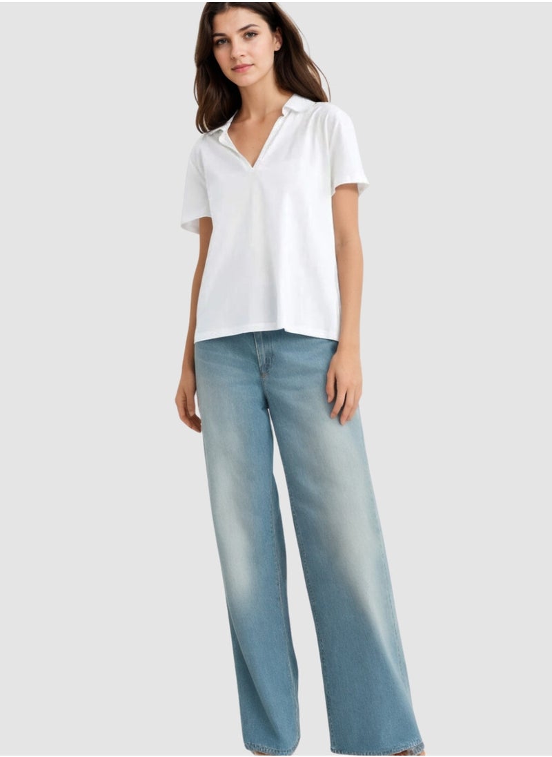 STYCHED - Cotton Basic Polo Shirt - Image 1